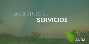 solicitud servicios ANDA