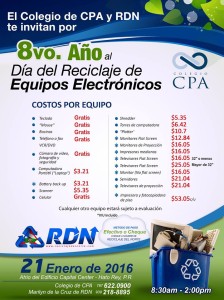 Día de Reciclaje de Equipos Electrónicos CPA